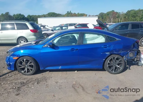 2021 Honda Civic Sport z USA, uszkodzony, nr VIN 19XFC2F80ME202845